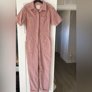 Altard State mauve corduroy jumpsuit